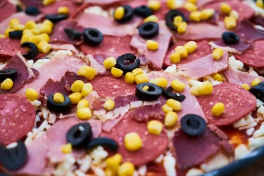 stampede meat lovers pizza with multiple meats